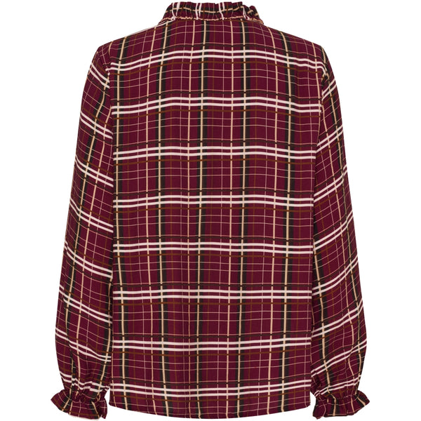 MARTA DU CHATEAU Marta du Chateau dam blus MdcBrook 7648 Shirt Bordeaux10882tpd