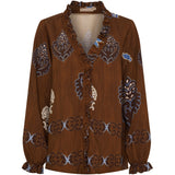 MARTA DU CHATEAU Marta du Chateau dam blus MdcBrook 7648 Shirt Marrone3257tpk