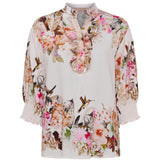 MARTA DU CHATEAU Marta du Chateau dam blus MdcCharlie 6892 Shirt Camel6198tpg