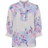 MARTA DU CHATEAU Marta du Chateau dam blus MdcCharlie 6892 Shirt Celeste6198tpg