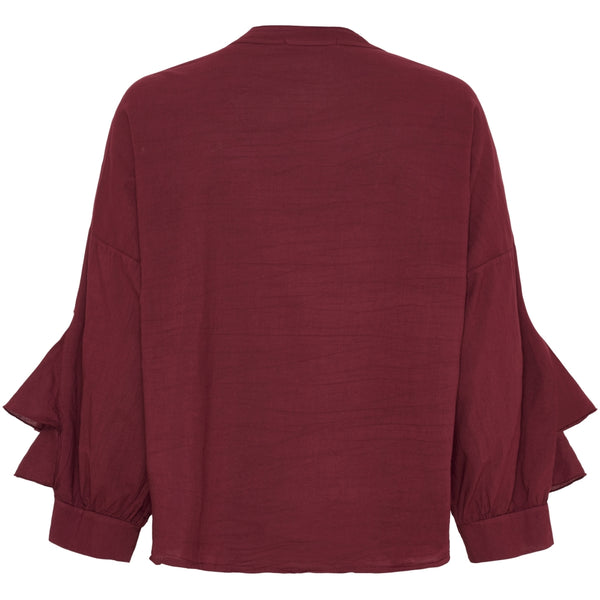 MARTA DU CHATEAU Marta du Chateau dam blus MdcDebbie 258638 Blouse Bordeaux6269