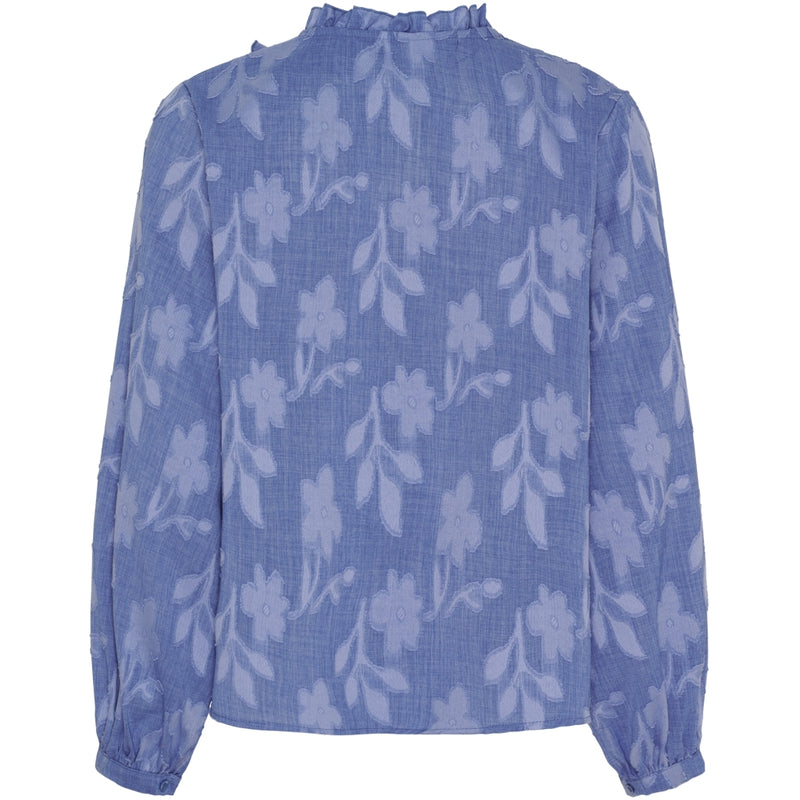 MARTA DU CHATEAU Marta du Chateau dam blus MdcElea 58221 Shirt Denim