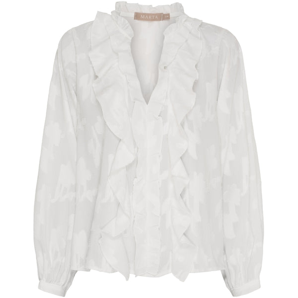 MARTA DU CHATEAU Marta du Chateau dam blus MdcElea 58221 Shirt White
