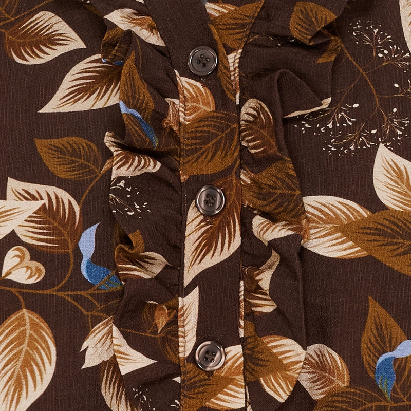 MARTA DU CHATEAU Marta du Chateau dam blus MdcJoceline 5891 Shirt Marrone840TPN