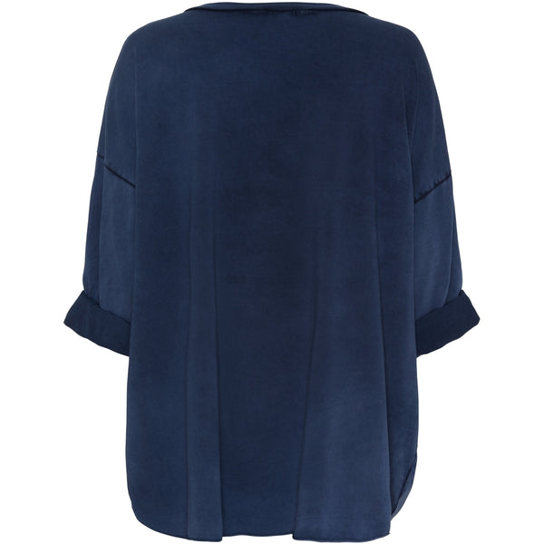 MARTA DU CHATEAU Marta du Chateau dam blus MdcLora 69294 Blouse Navy