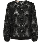 MARTA DU CHATEAU Marta du Chateau dam blus MdcLykke 7688 Blouse Black