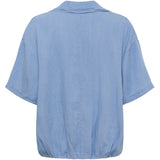 MARTA DU CHATEAU Marta du Chateau dam blus MdcMakayla 8204 Shirt Light blue