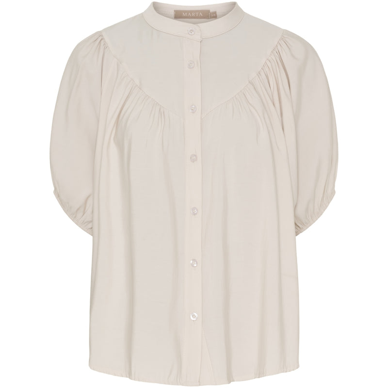 MARTA DU CHATEAU Marta du Chateau dam blus MdcMelodie 58210 Blouse DarkBeige32
