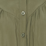 MARTA DU CHATEAU Marta du Chateau dam blus MdcMelodie 58210 Blouse Military79