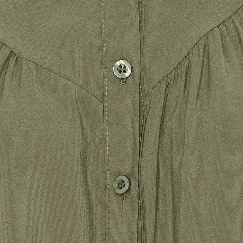 MARTA DU CHATEAU Marta du Chateau dam blus MdcMelodie 58210 Blouse Military79