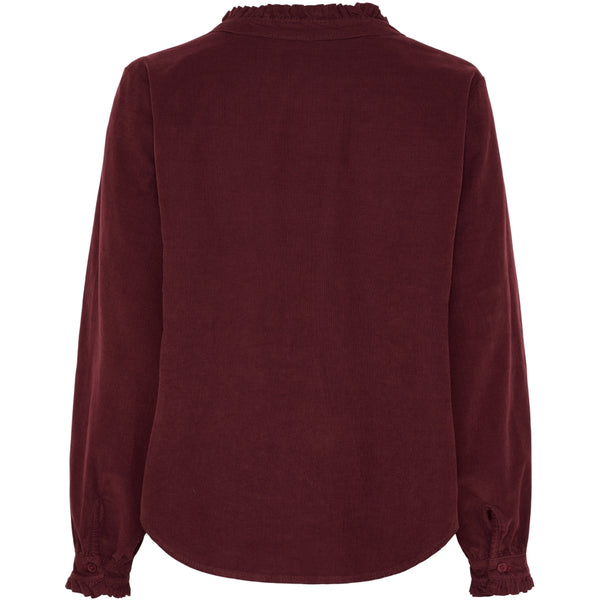 MARTA DU CHATEAU Marta du Chateau dam blus MdcMorgana 2518115V Blouse Bordeaux6269