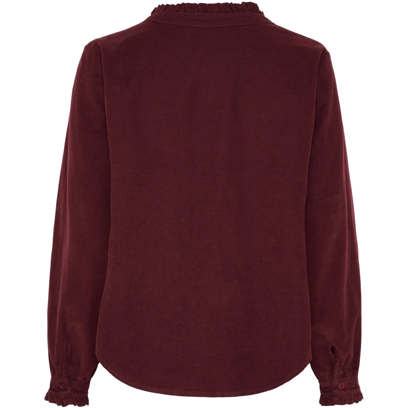 MARTA DU CHATEAU Marta du Chateau dam blus MdcMorgana 2518115V Blouse Bordeaux6269