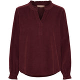 MARTA DU CHATEAU Marta du Chateau dam blus MdcMorgana 2518115V Blouse Bordeaux6269