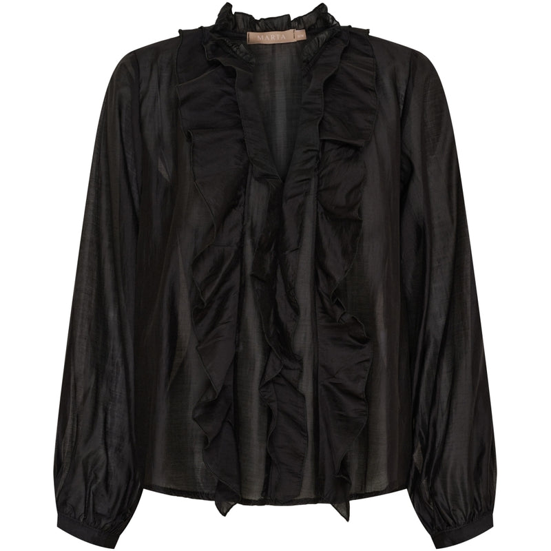 MARTA DU CHATEAU Marta du Chateau dam blus MdcNaira 58221M Shirt Black