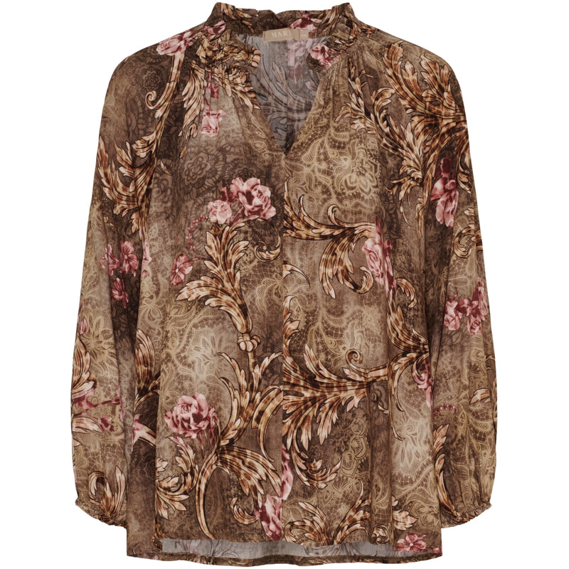 MARTA DU CHATEAU Marta du Chateau dam blus MdcOctavia 003B Shirt FangoVOH4988