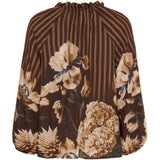 MARTA DU CHATEAU Marta du Chateau dam blus MdcOctavia 003B Shirt Marrone6022