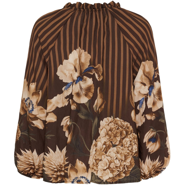 MARTA DU CHATEAU Marta du Chateau dam blus MdcOctavia 003B Shirt Marrone6022
