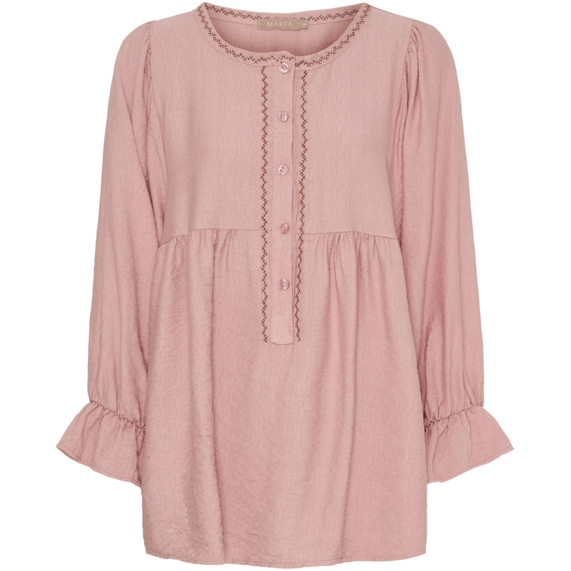 MARTA DU CHATEAU Marta du Chateau dam blus MdcPoppy 7473 Shirt RosaBlush2003