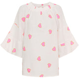 MARTA DU CHATEAU Marta du Chateau dam blus MdcPutte 7316 Shirt PINK HEART