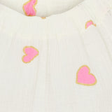 MARTA DU CHATEAU Marta du Chateau dam blus MdcPutte 7316 Shirt Yellow Heart