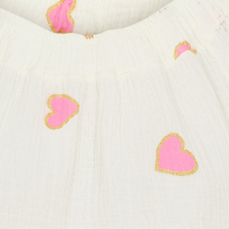 MARTA DU CHATEAU Marta du Chateau dam blus MdcPutte 7316 Shirt Yellow Heart