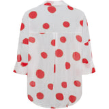 MARTA DU CHATEAU Marta du Chateau dam blus MdcRiva 851928 Blouse Red