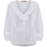 MARTA DU CHATEAU Marta du Chateau dam blus MdcRosamaria TC68179 Blouse White