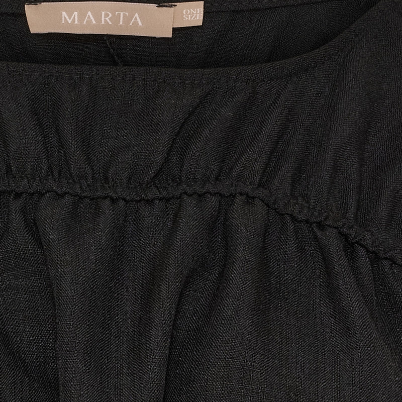 MARTA DU CHATEAU Marta du Chateau dam blus MdcSaffron 258685 Blouse Nero