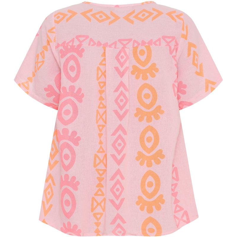 MARTA DU CHATEAU Marta du Chateau dam blus MdcStine 7370C Shirt Pink