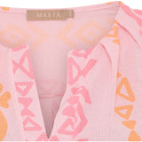 MARTA DU CHATEAU Marta du Chateau dam blus MdcStine 7370C Shirt Pink