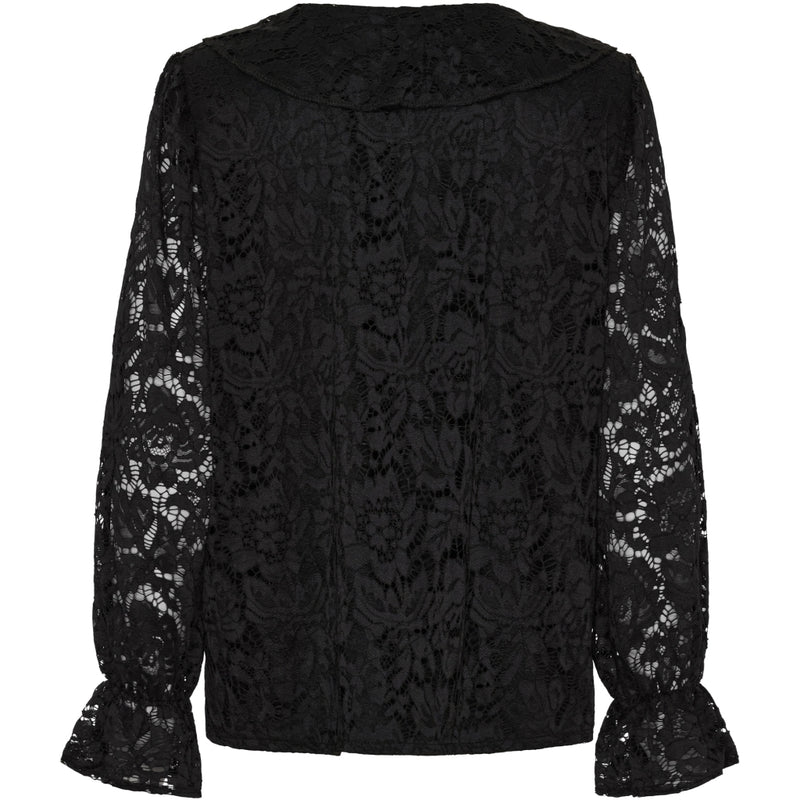 MARTA DU CHATEAU Marta du Chateau dam blus MdcZara 7735 Blouse Black