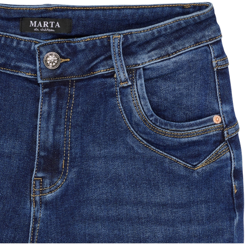 MARTA DU CHATEAU Marta du Chateau dam byxor MdcAluna MDC218-26171 Jeans Denim
