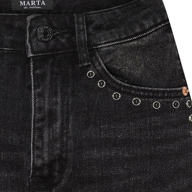 MARTA DU CHATEAU Marta du Chateau dam byxor MdcBitten MDC226-8605 Jeans Black
