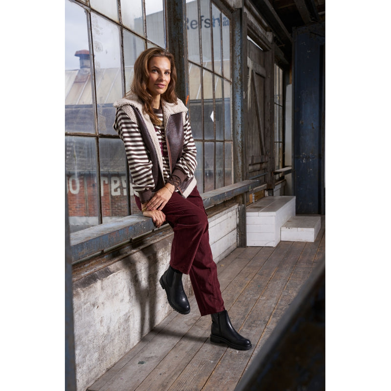 MARTA DU CHATEAU Marta du Chateau dam byxor MdcEclipse 256422 Pant Bordeaux6269