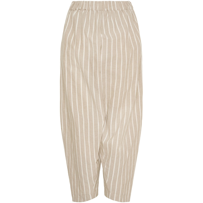 MARTA DU CHATEAU Marta du Chateau dam byxor MdcFausta 16635T Pant BeigeStripeLurex260