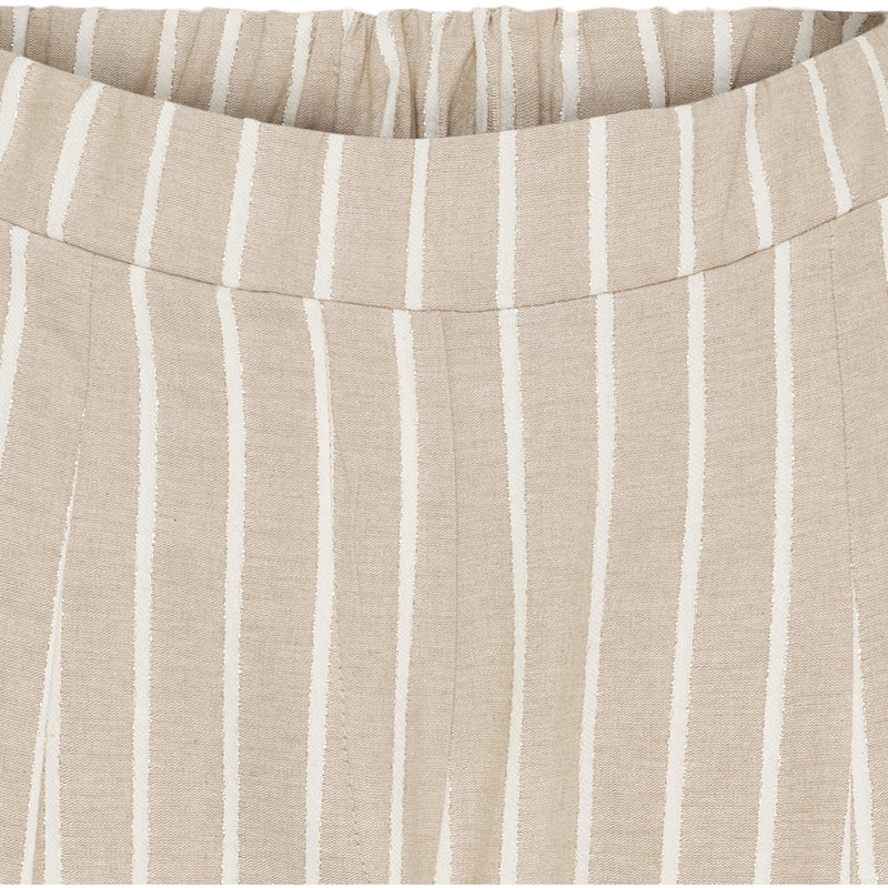 MARTA DU CHATEAU Marta du Chateau dam byxor MdcFausta 16635T Pant BeigeStripeLurex260