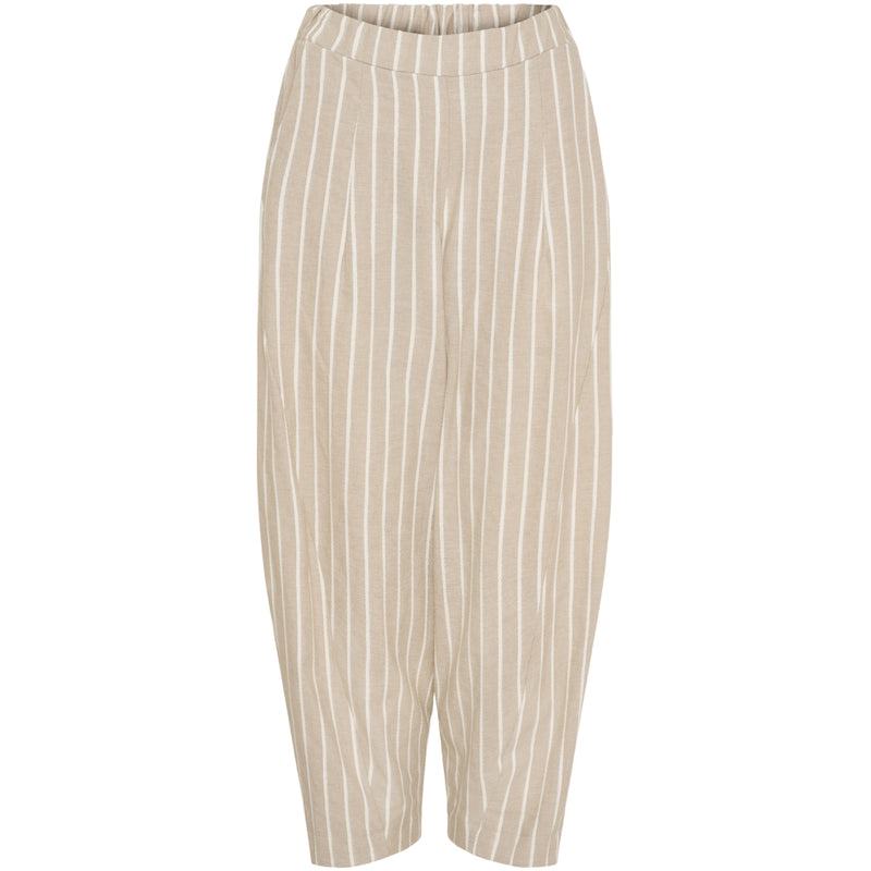 MARTA DU CHATEAU Marta du Chateau dam byxor MdcFausta 16635T Pant BeigeStripeLurex260