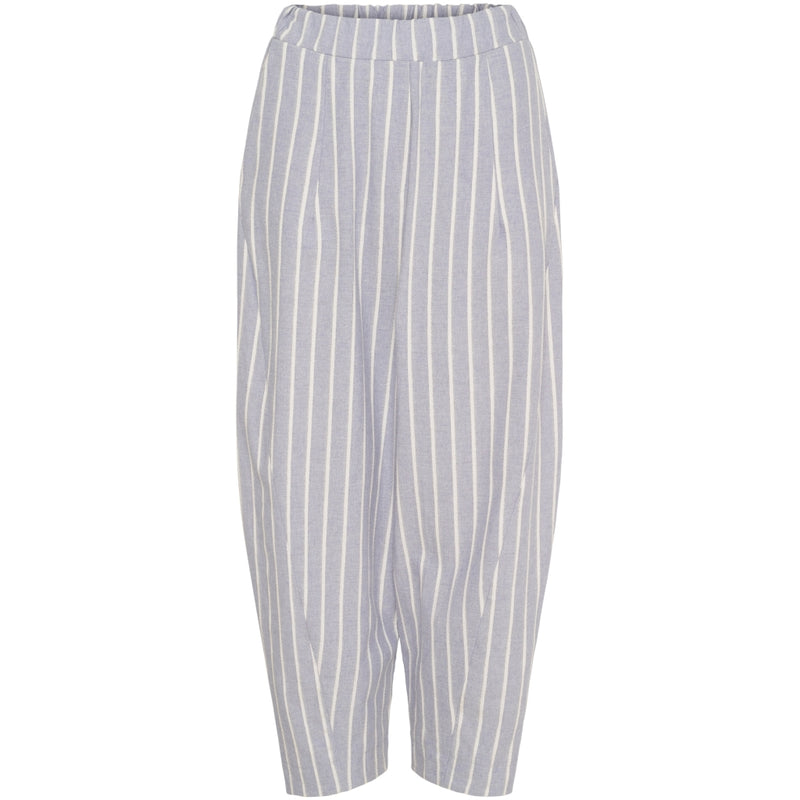 MARTA DU CHATEAU Marta du Chateau dam byxor MdcFausta 16635T Pant BlueStripeLurex900