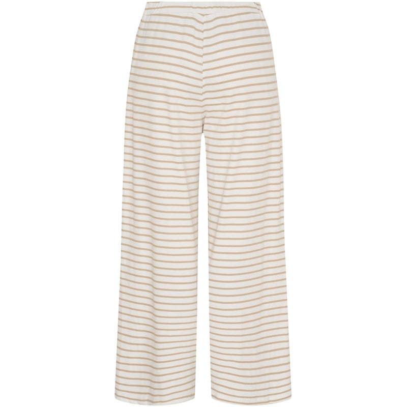 MARTA DU CHATEAU Marta du Chateau dam byxor MdcMireya 22611 Pant White/Camello Stripe