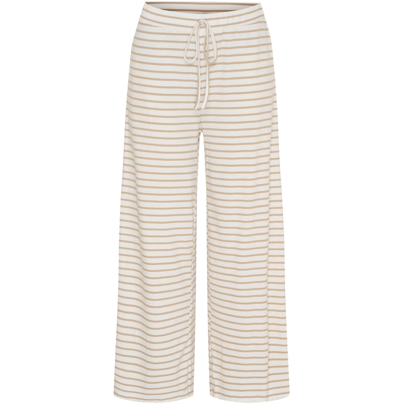 MARTA DU CHATEAU Marta du Chateau dam byxor MdcMireya 22611 Pant White/Camello Stripe