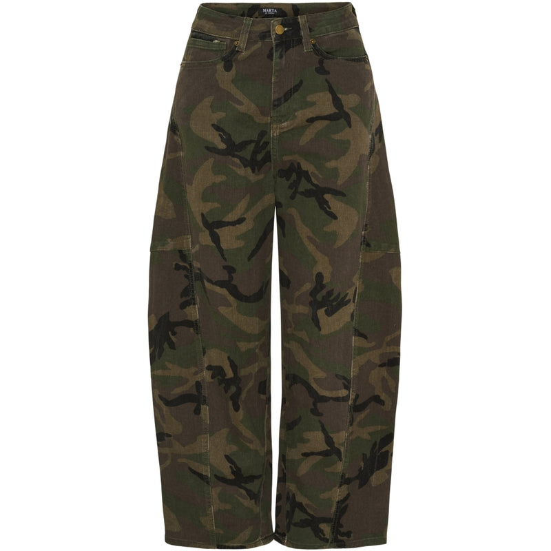 MARTA DU CHATEAU Marta du Chateau dam byxor MdcParis MDC232-JP9305 Jeans Camo