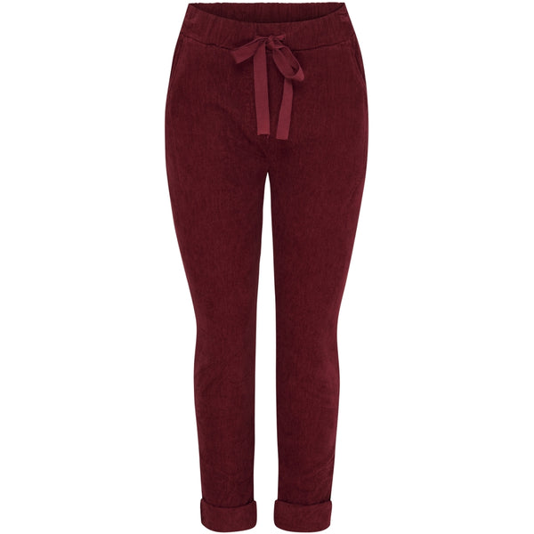 MARTA DU CHATEAU Marta du Chateau dam byxor MdcPecan 22080 Pant Bordeaux