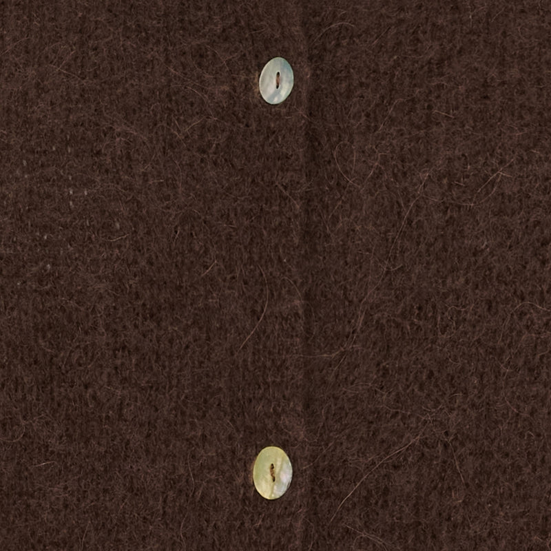 MARTA DU CHATEAU Marta du Chateau dam cardigan MdcJuliana 2413 Cardigan Brown2984