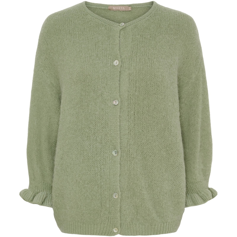 MARTA DU CHATEAU Marta du Chateau dam cardigan MdcJuliana 2413 Cardigan Salvia1178