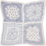 MARTA DU CHATEAU Marta du Chateau dam halsduk MdcBelle FA37263 Scarf White/Navy