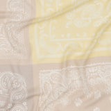 MARTA DU CHATEAU Marta du Chateau dam halsduk MdcBelle FA37263 Scarf Yellow/Beige
