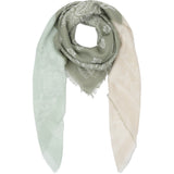 MARTA DU CHATEAU Marta du Chateau dam halsduk MdcBelle FA37263 Scarf beige/green
