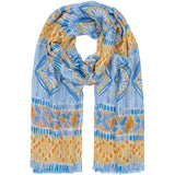 MARTA DU CHATEAU Marta du Chateau dam halsduk MdcEmila FA60198 Scarf Blue