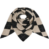 MARTA DU CHATEAU Marta du Chateau dam halsduk MdcGretzel BA-3446 Scarf Black/Taupe