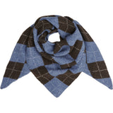 MARTA DU CHATEAU Marta du Chateau dam halsduk MdcGretzel BA-3446 Scarf Jeans Blue/Coffee